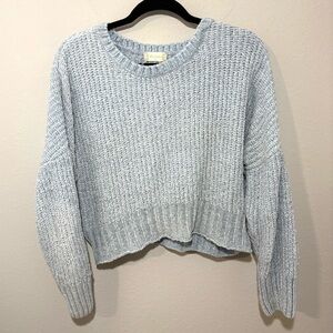 Altard State Light Blue Chenille Knit Sweater | Size XS